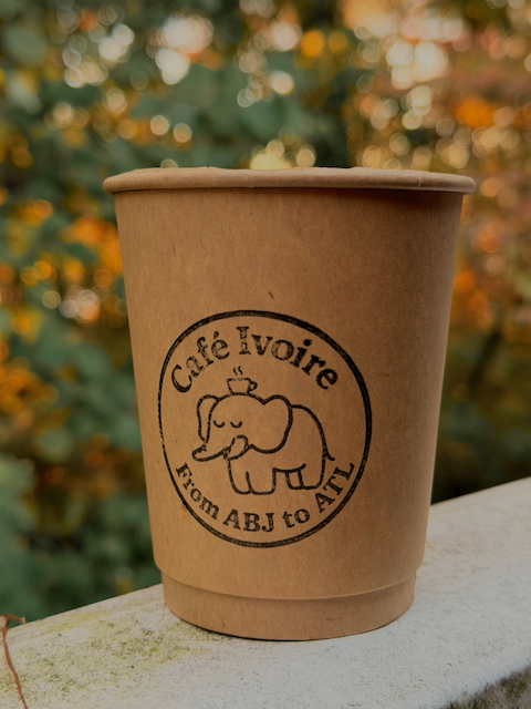 Plantain syrup latte